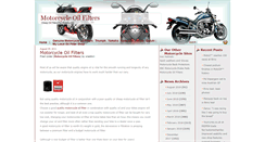 Desktop Screenshot of motorcycle-oil-filters.co.uk
